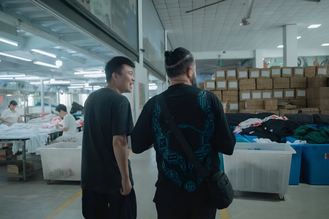 C.D Global team at factory inspection in Guangzhou, China