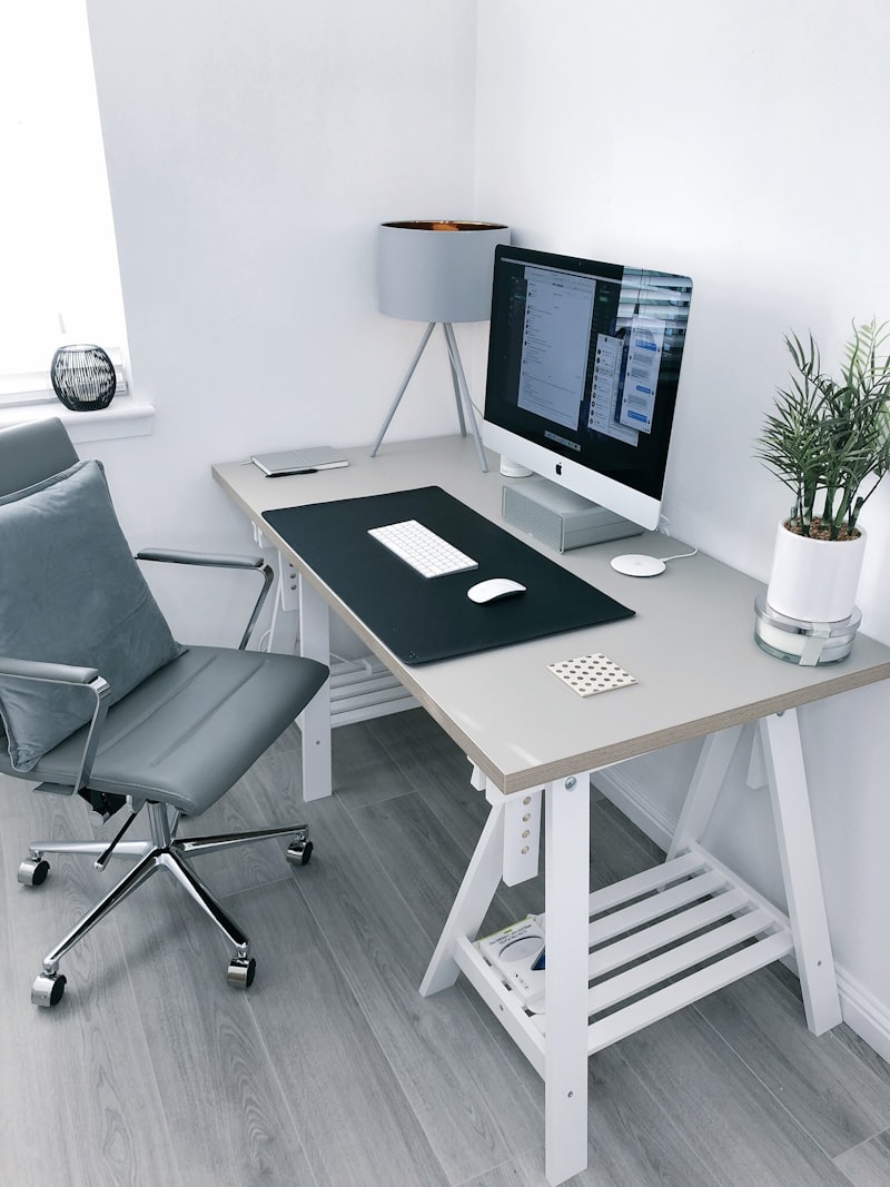 Modern Solid Oak Architectural Work Desk